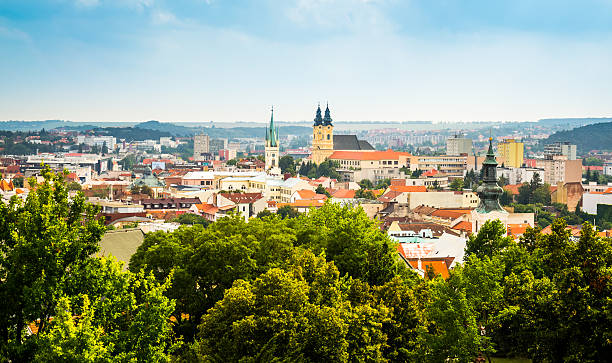 View of the City of Nitra, Slovakia as Seen from Nitra Castle
